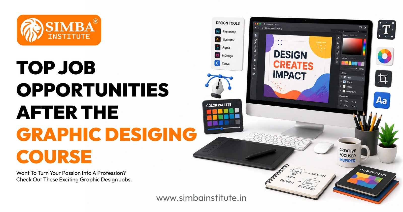 Top Job opportunities after the graphic designing course - simbainstitute