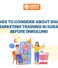 Things to Consider About Digital Marketing Training in Surat Before Enrolling